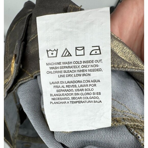 Rock & Republic Metallic Skinny Jeans NWT - Picture 6 of 6